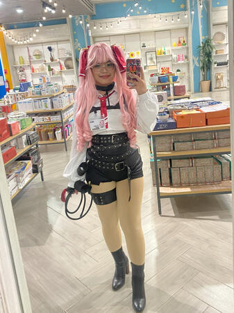 my latest cosplay which I rented, planning to have a photoshoot with her.