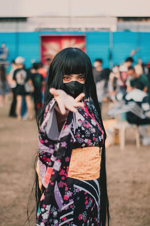 my first full cosplay which I rented from ate Shira [ShiraCoser on fb].